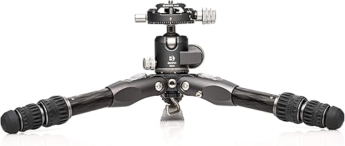 Miniatura 6 de Benro Tortoise Series TTOR03C Trípode de fibra de carbono sin columna y cabezal de 3 secciones GX25