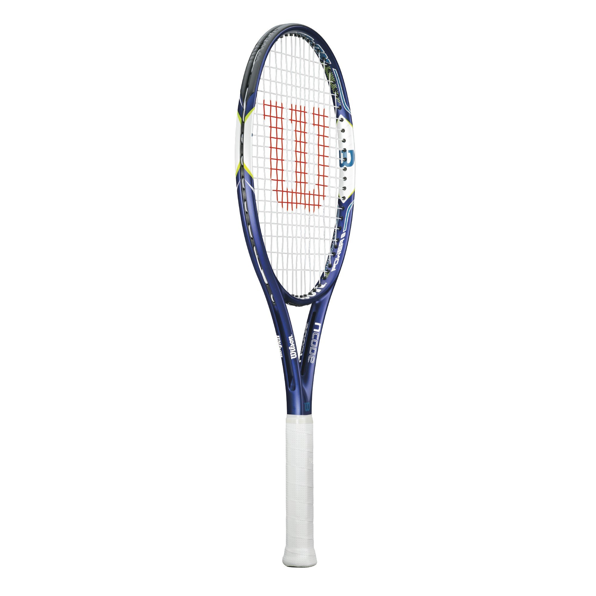 WILSON Hyperion PowerX 1 Tennis Racquet, Blue/White, 4 3/8