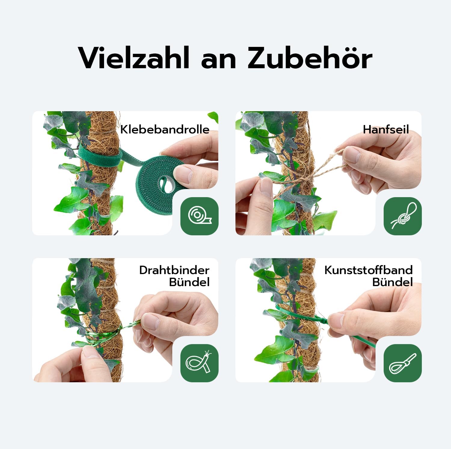 Mcbazel 120CM Monstera rankhilfe Kokosfaser Martinique | Ubuy