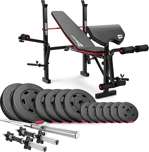 ® Set d'haltères 38-129,5 kg HOP-SPORT