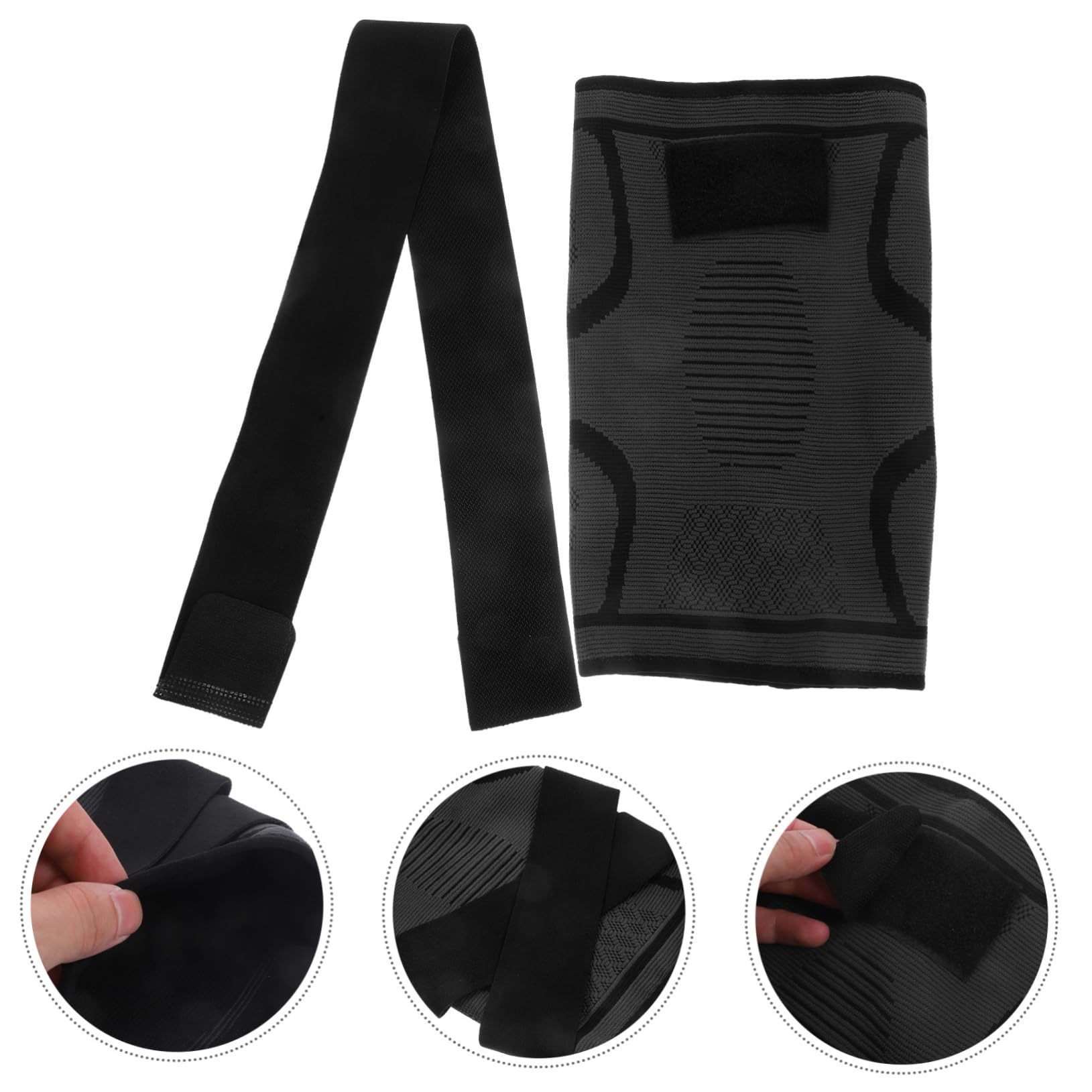 BESPORTBLE Comfortable Support Sleeve High Elasticity for Warmth Stability for Sports Riding Daily Activities Non- Design