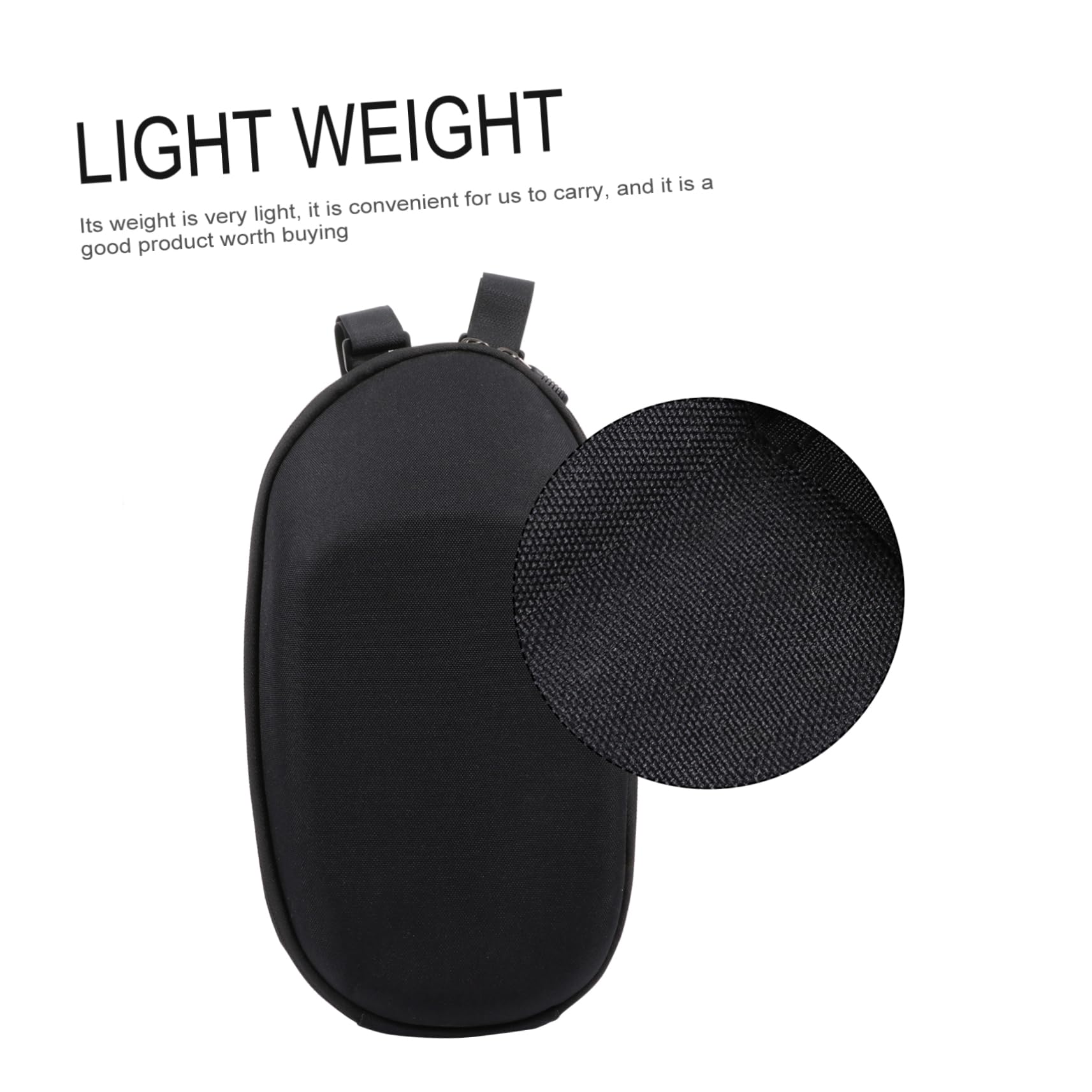 INOOMP Borsa da Manubrio per Bici in Pvc ed Eva, Capacità 1-2l, Pratica e Resistente, per Uscite in Bicicletta e Scooter Elettrico