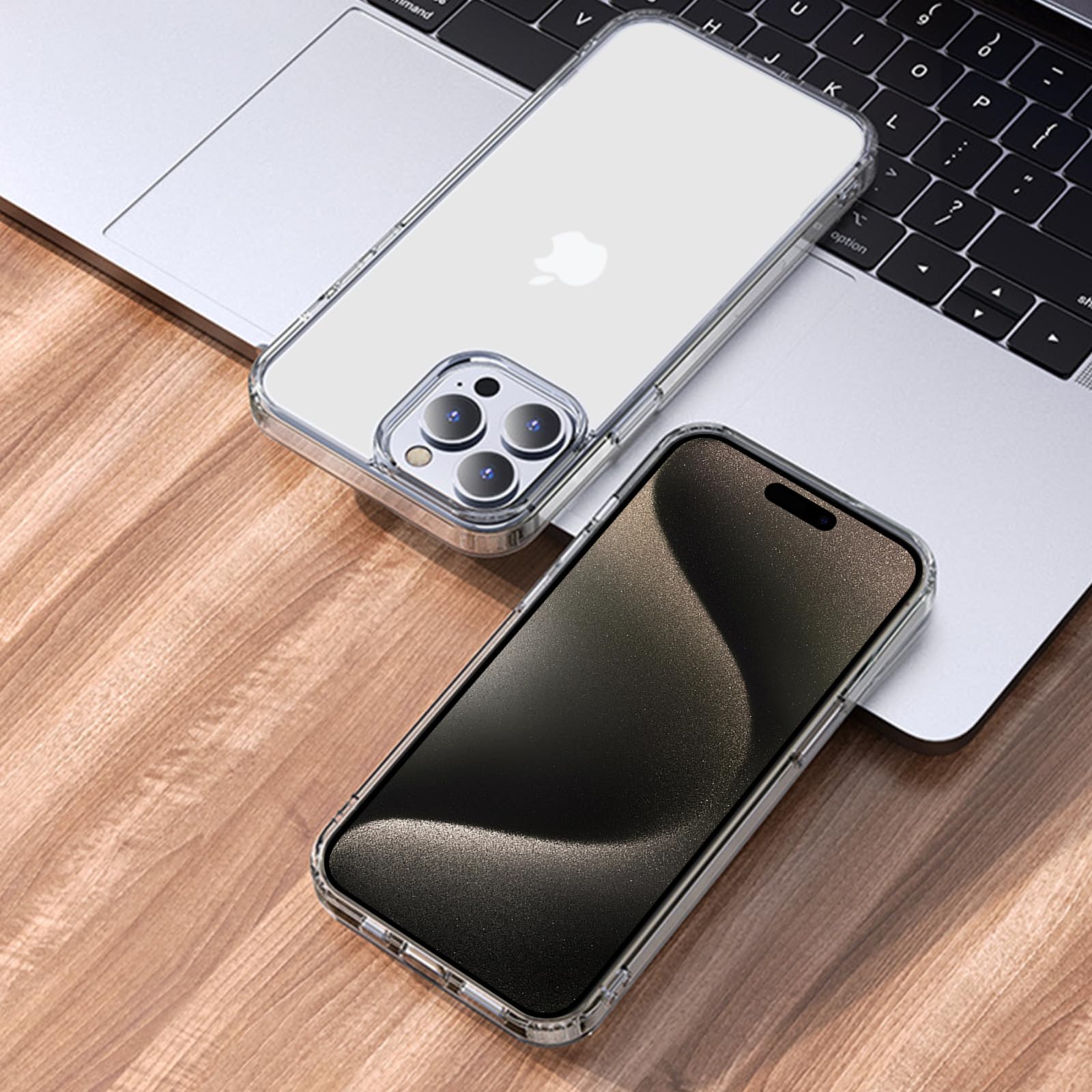 Amazon.co.jp: iPhone 15 Pro 専用 ケース クリア カメラレンズ保護 