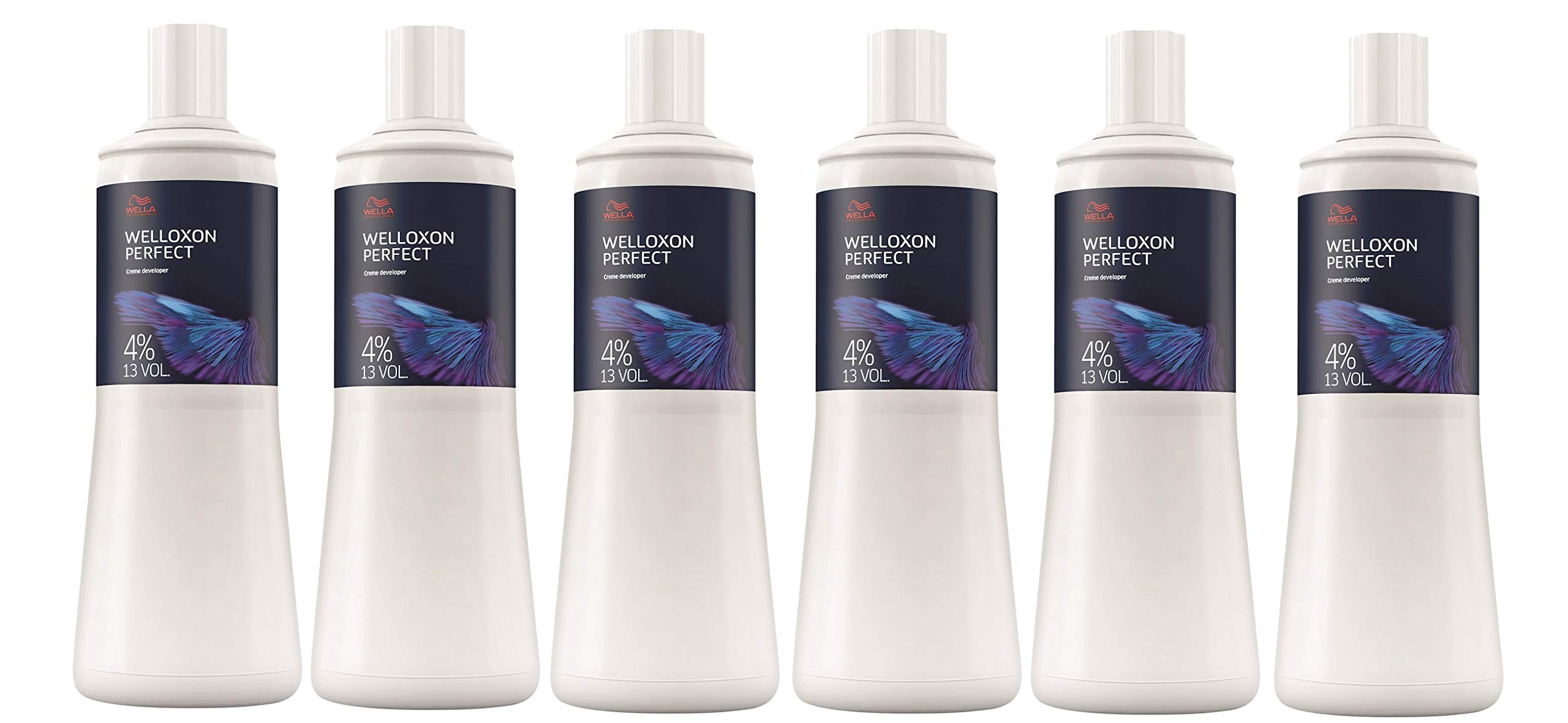 6er Welloxon Perfect 4% Wella Professionals Oxidant H2O2 für Koleston und Color Touch 1000 ml