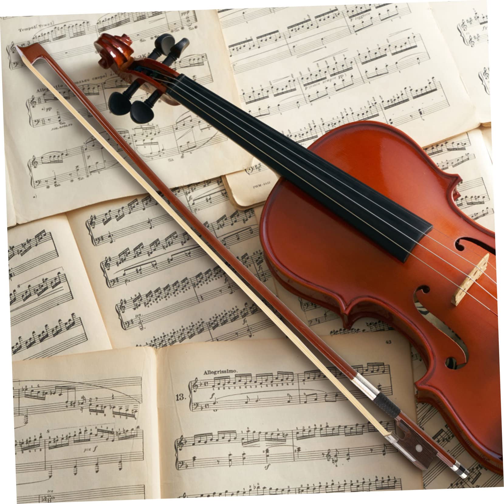 Abaodam 3 Archetti Per Violino in Crine Di Cavallo Misura 4/4 Accessori Per Strumenti Musicali