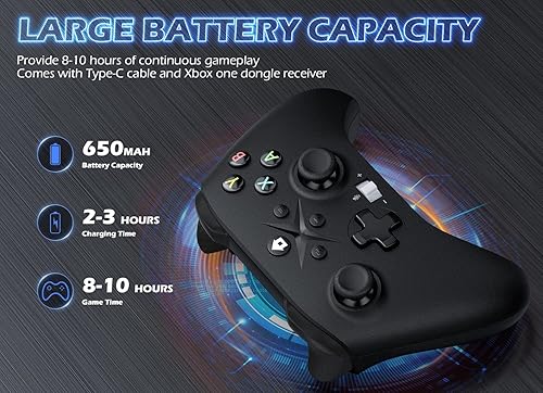 Miniatura 4 de Gamrombo 2 Pack Wireless Controller Replacement for X-box One, X-box Series X S Controller with Audio Jack & Volume Button/Turbo/Macro/Dual Shock