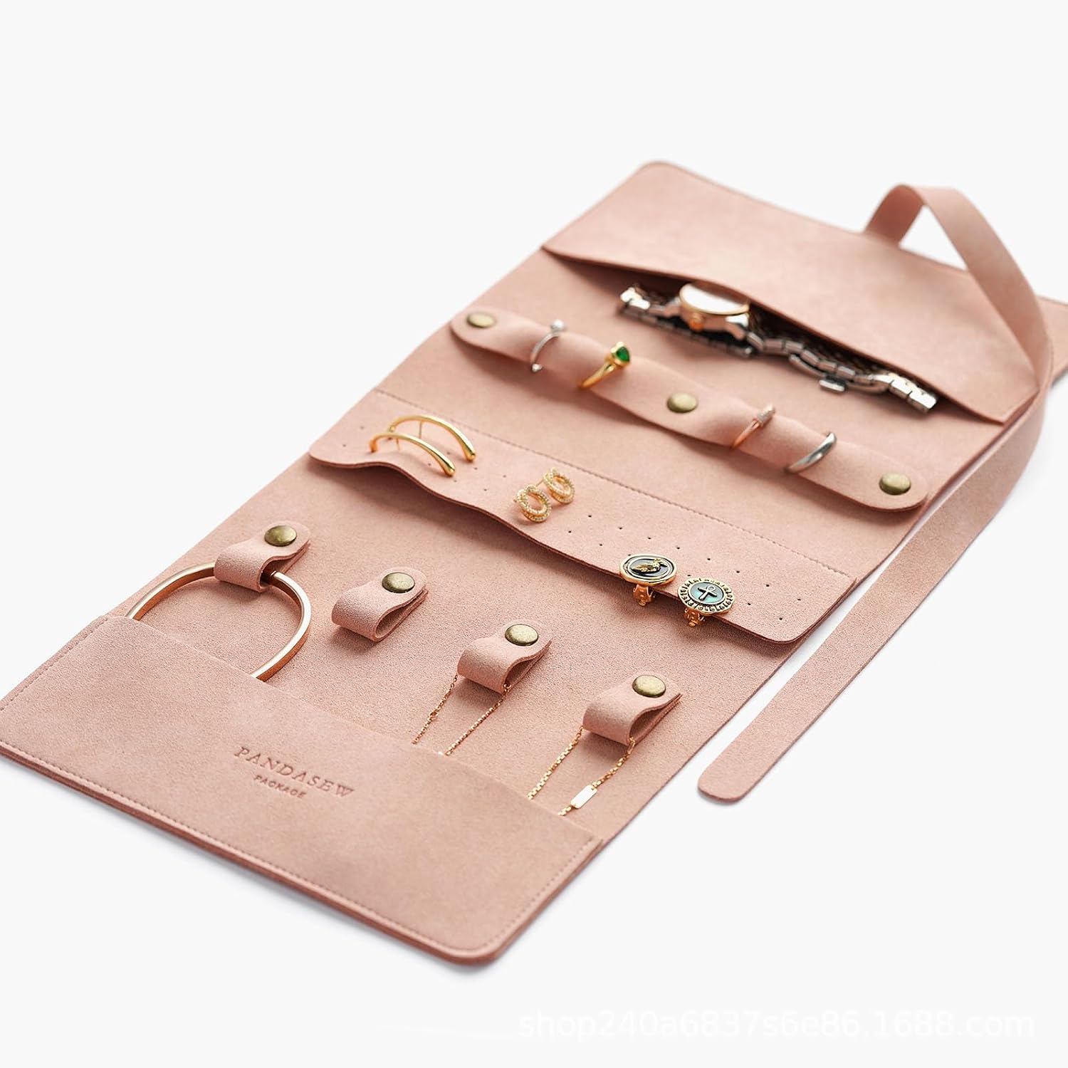 Jewelry Storage Roll Earring Storage Organiser Book with Organizer Bags for Travel