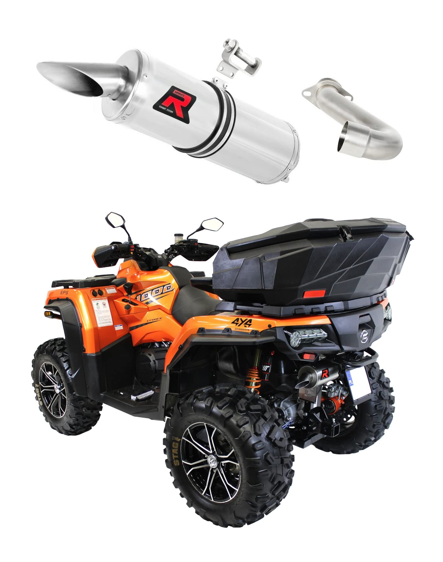 DOMINATOR Pot d'échappement Silencieux ST compatible avec C Force 1000