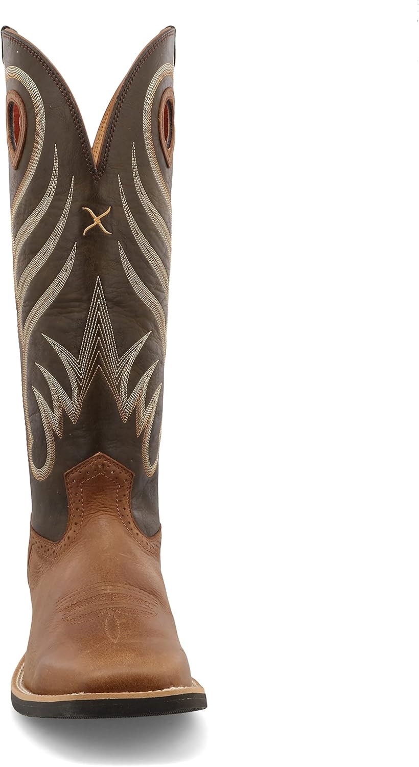 Twisted X Men's Buckaroo Boot 7 Buff Tan & Burnt Olive