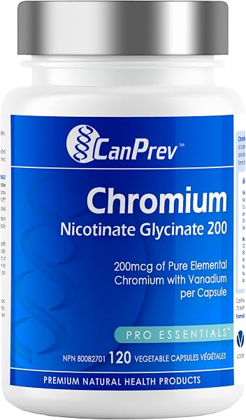 CanPrev Chromium Nicotinate Glycinate 200 120 V-Caps