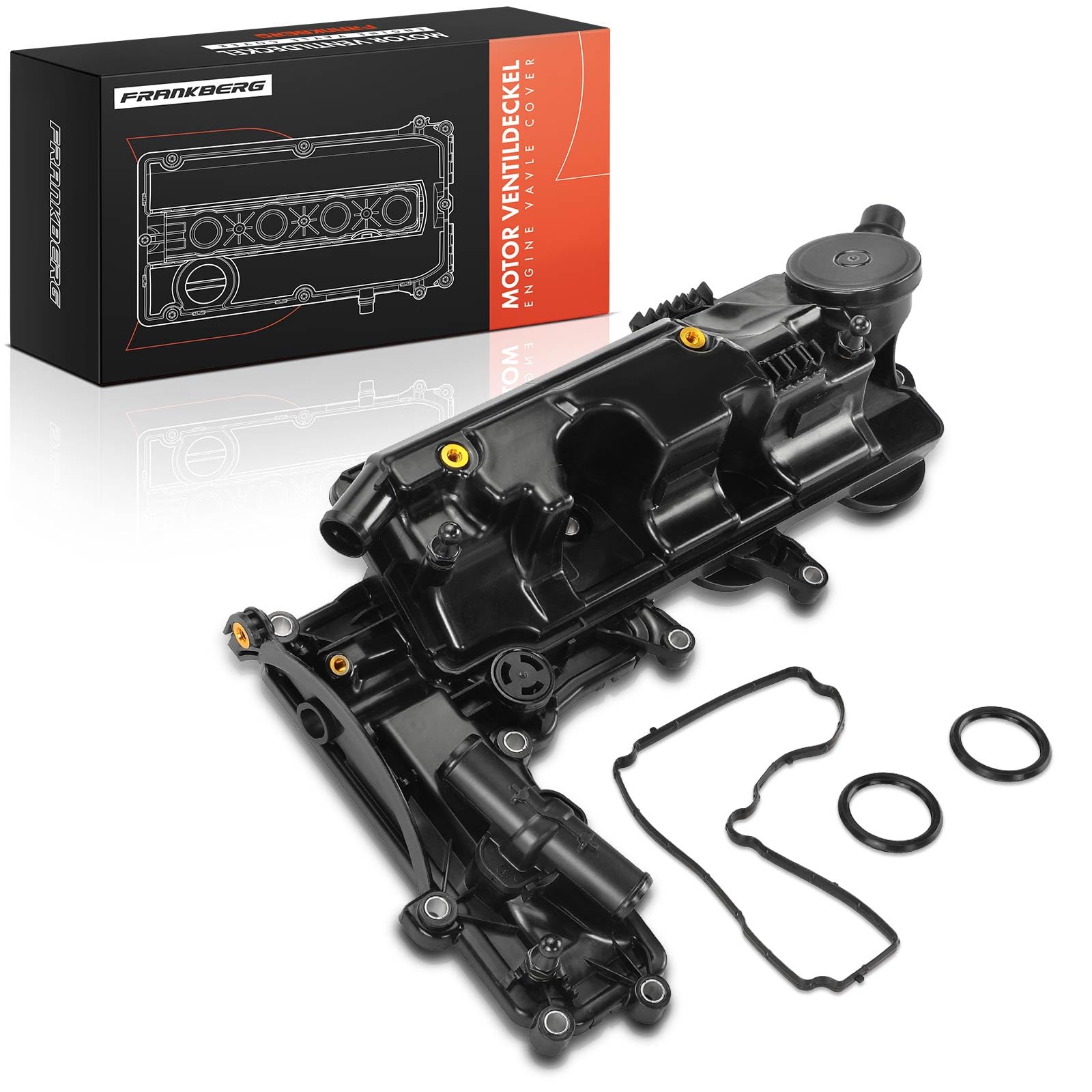 Frankberg Coperchio testata Cilindro Compatibile con Freelandel 2 L359 2.2 TD4 4x4 R.a.n.g.e R.o.v.e.r Evoque L538 2.2 D Freelandel 2 L359 2.2 SD4 4x4 Discovery Sport L550 2.2 D 4x4 LR004200