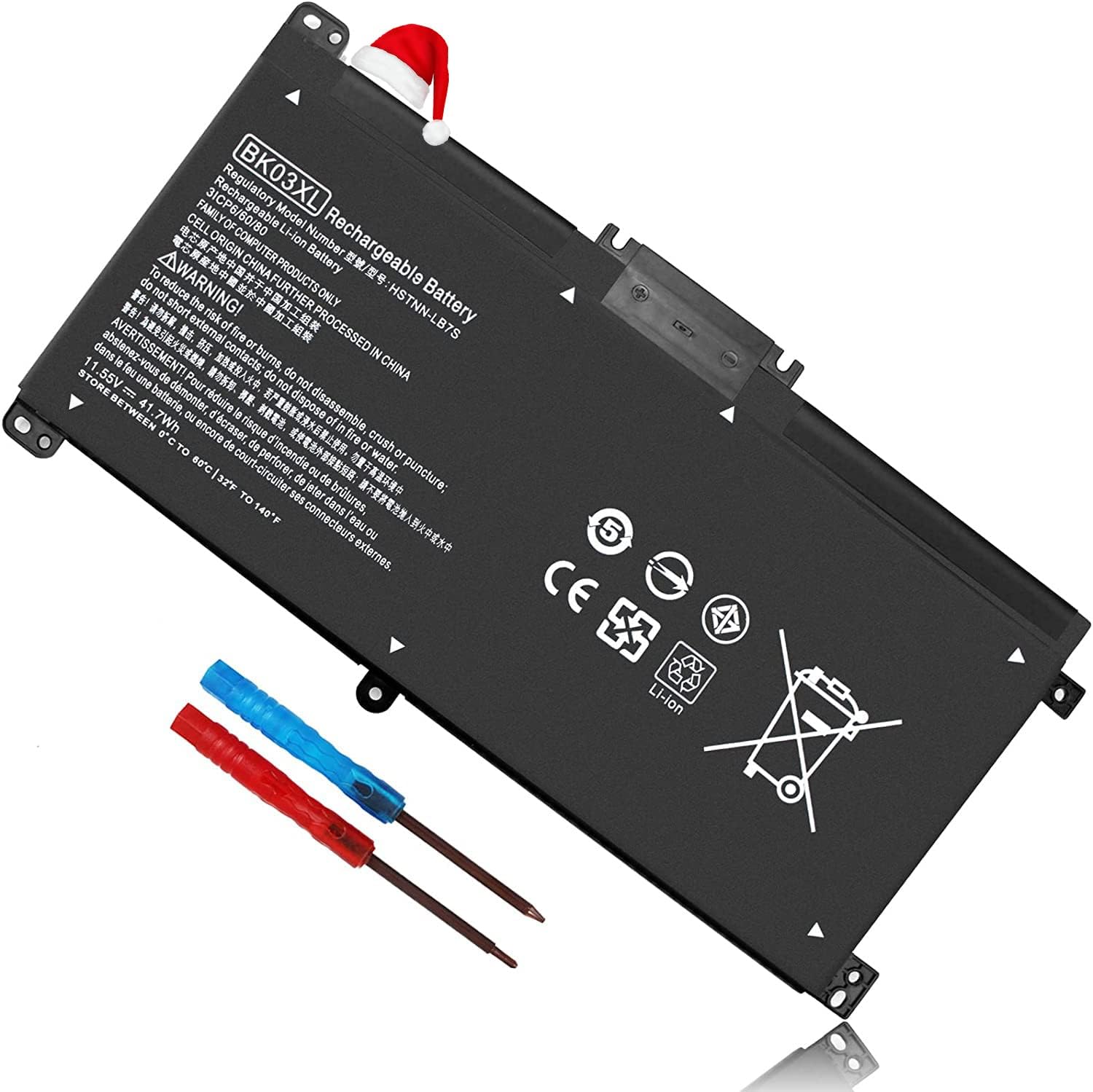 BK03XL 916811-855 Battery for HP Pavilion X360 Convertible 14m-ba0xx 14m-ba1xx 14-ba0xx 14-ba2xx 14m-ba114dx 14-ba253cl 14m-ba011dx 14m-ba013dx 14-bal125cl 14-ba153cl 14-ba009la 14-ba125cl 14-ba1xx