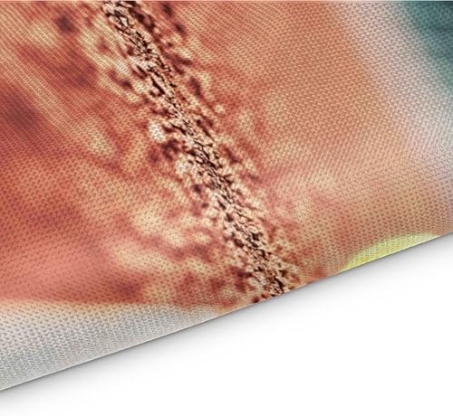 Miniatura 3 de Juego de 4 manteles individuales divertidos para decoración de tenis, lavables, impermeables, para fiestas, hogar, comedor, 18 x 12 pulgadas