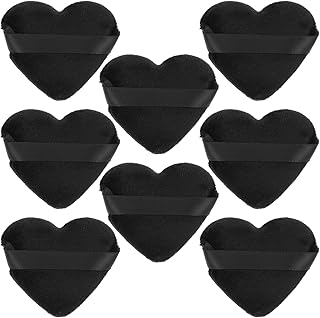 8pcs Heart Shaped Powder Puff Soft Compact Cu...