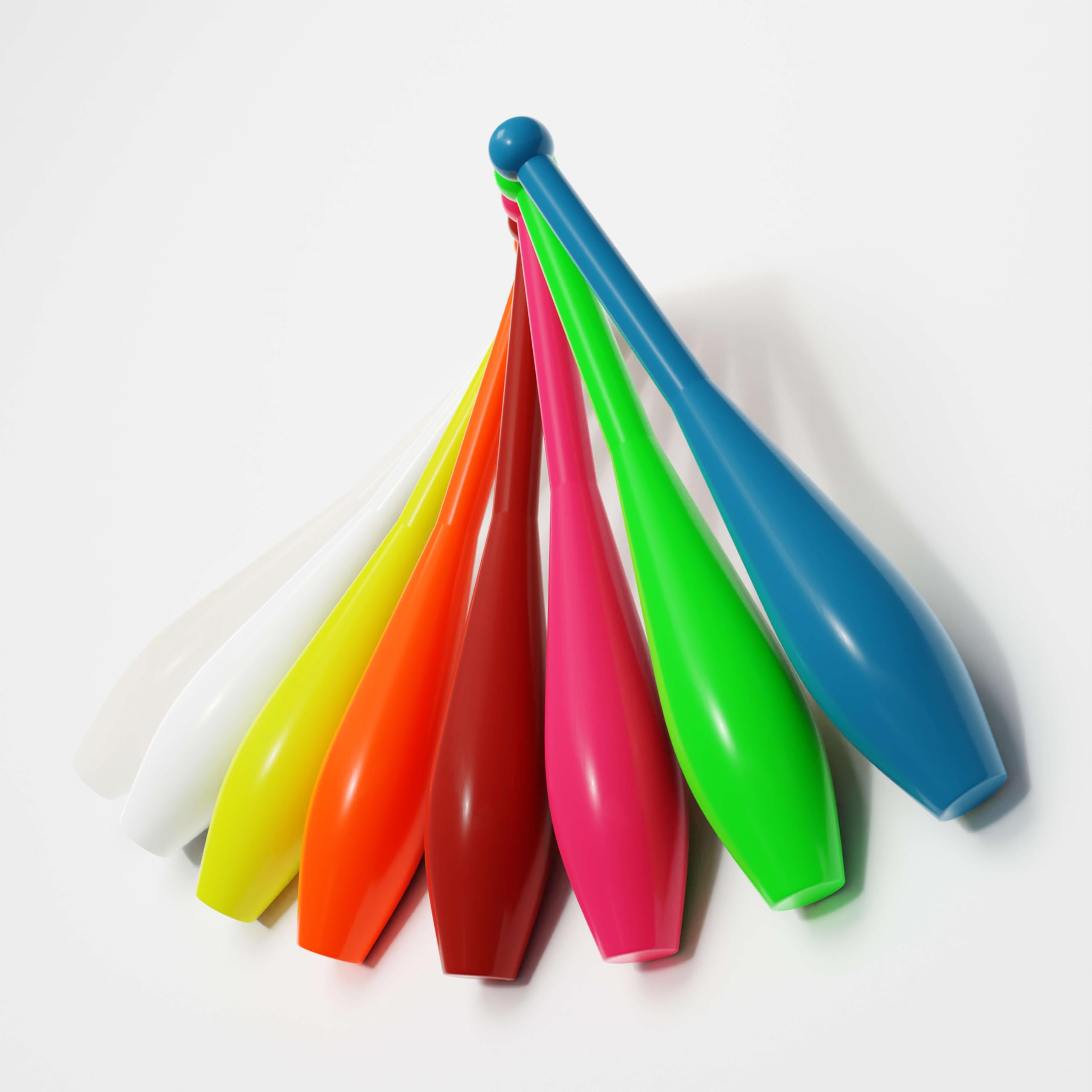 Play Juggling Set di 3 Clave Giocoleria Prima Monoscocca - Bilanciamento Perfetto per Principianti ed Esperti