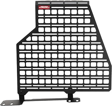 BuiltRight Industries Large Driver Side MOLLE Compatible Cargo Panel System Compatible with 2021+ Ford Bronco 2-Door Interior Storage Organizer
