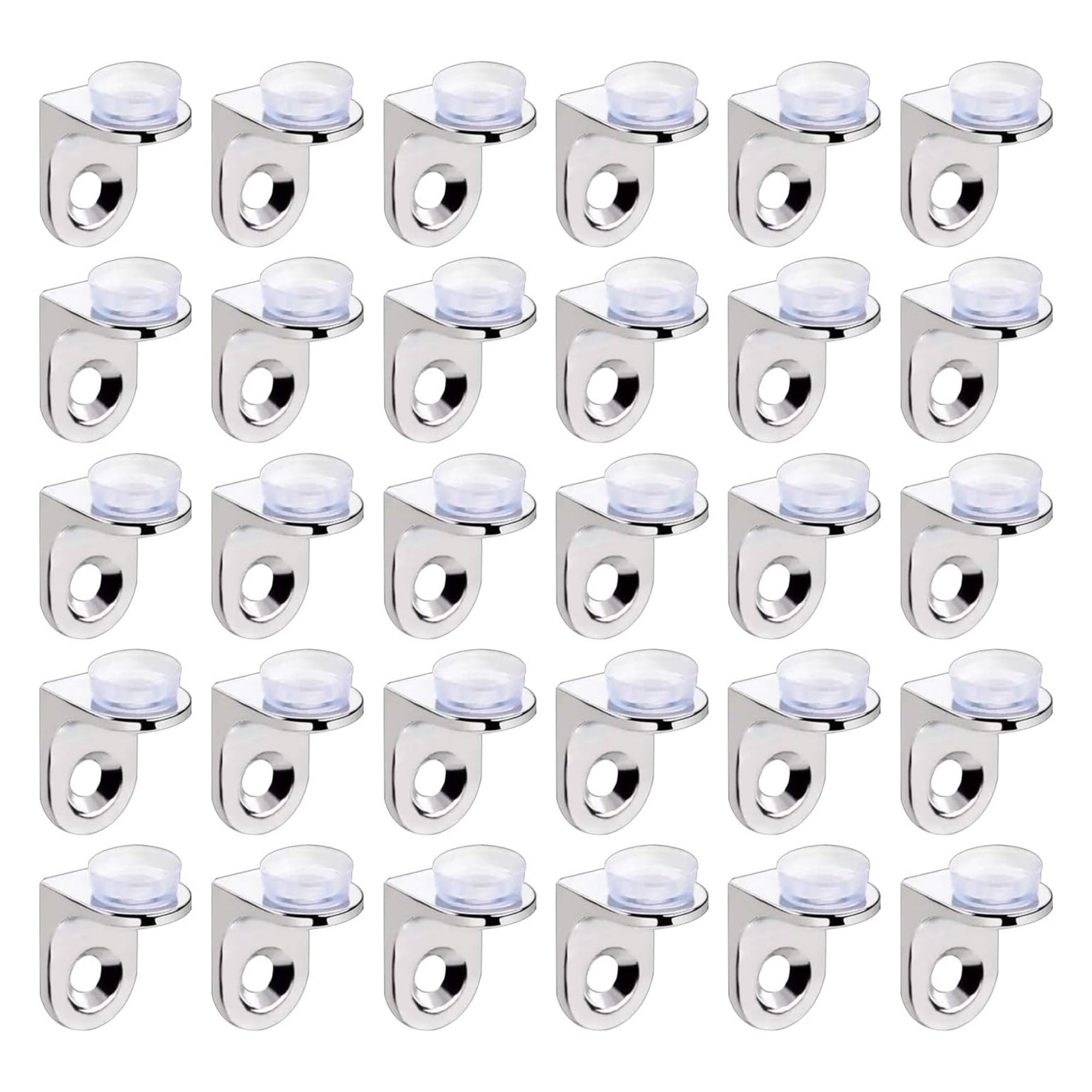 60Pcs Suction Cup Glass Board Partition Brackets