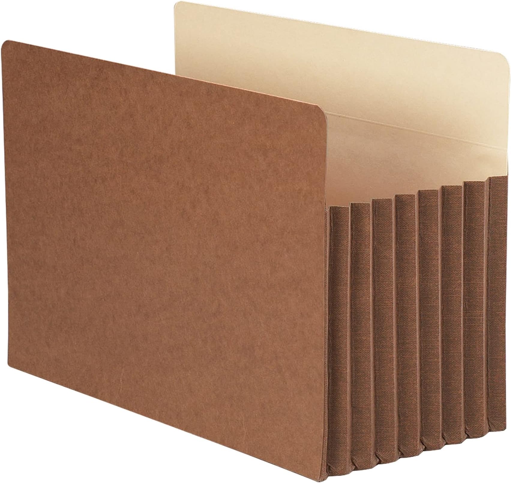 TUFFยฎ Pocket File Pocket, Straight-Cut Tab, 7" Expansion, Legal Size, Redrope, 5 per Box (74395)