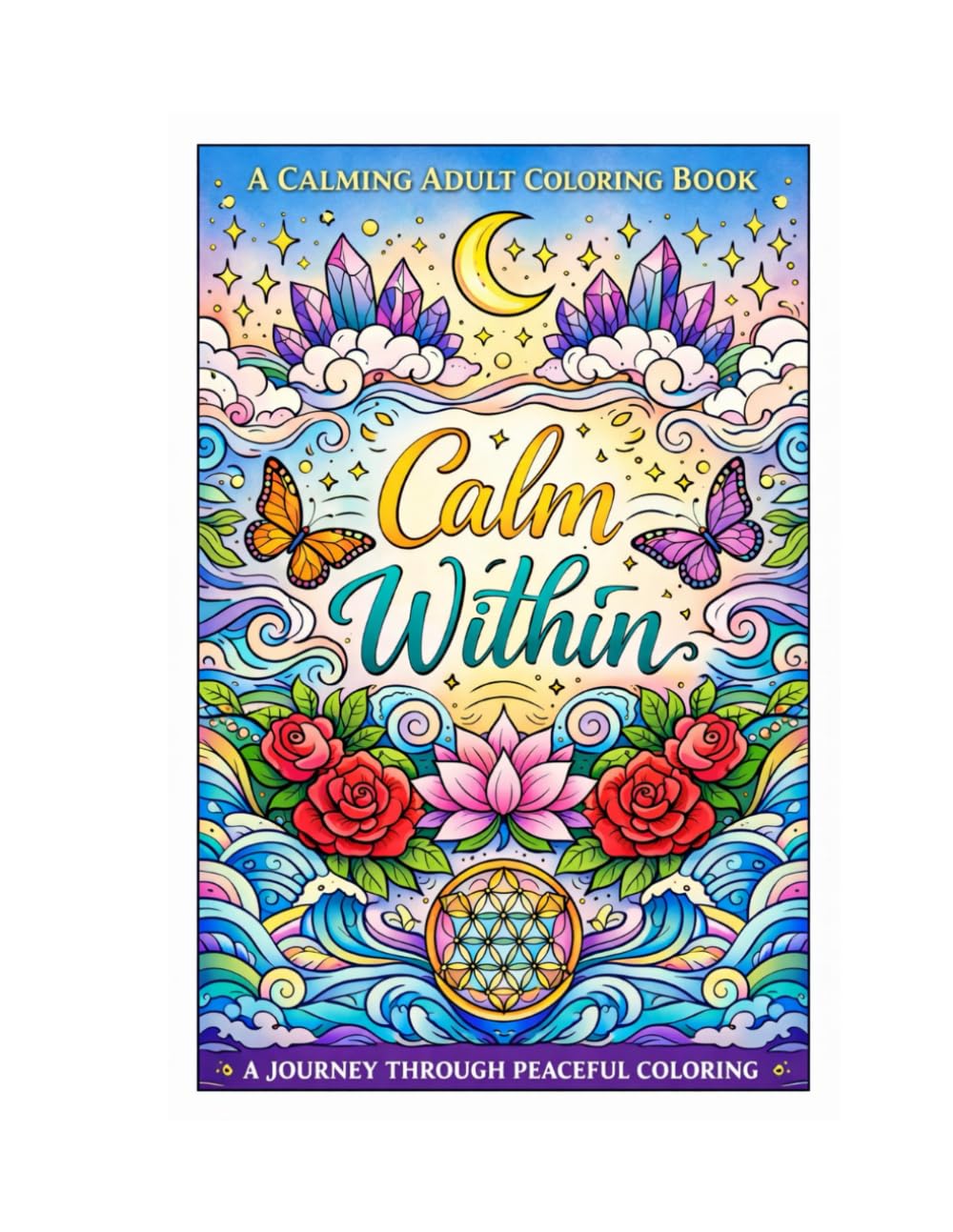 Calm Within: An Adult Coloring Book for Relaxation & Mindfulness