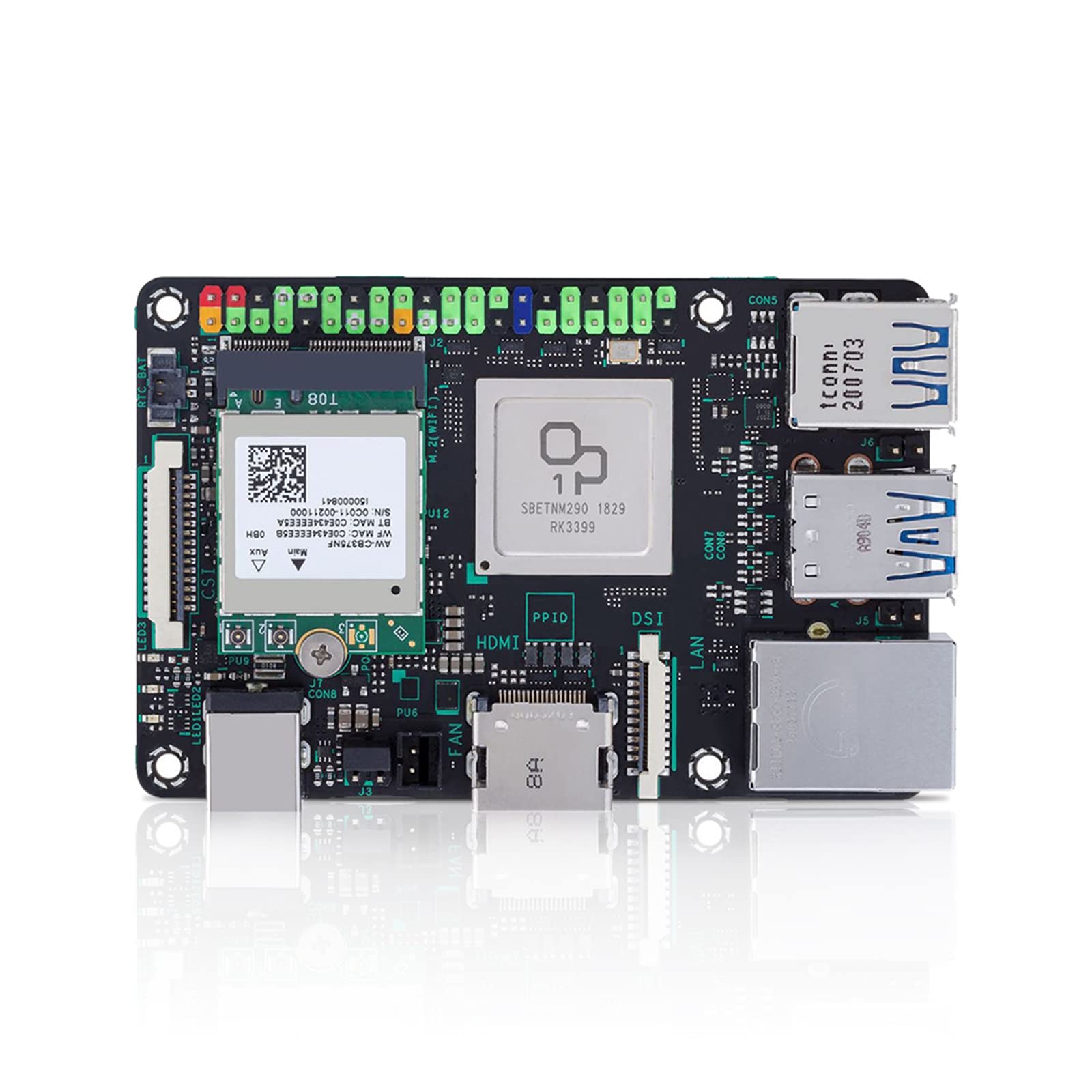 Amazon.co.jp: youyeetoo Tinker Board 2S 2GB Rockchip RK3399 AI 