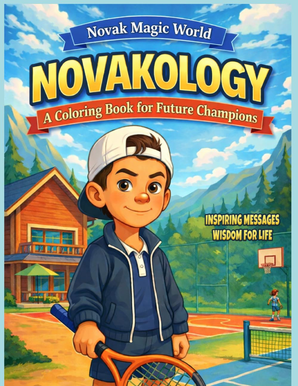 Novakology: A Coloring Book for Future Champions | Inspiring Messages and Wisdom for Life