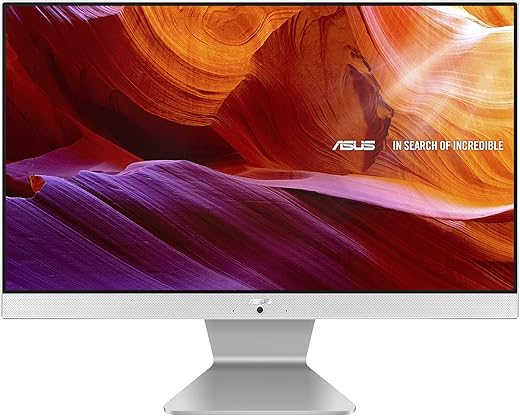 ASUS Vivo AiO V222, 2 core Intel Pentium Gold 6405U, All-in-One Desktop (8GB/256GB SSD/Integrated Graphics/Windows 11/White/4.8 kg), V222FAK-WA152W