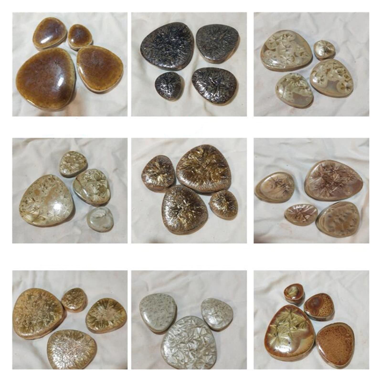 piastrelle a mosaico, 500 g/lotto di piastrelle a mosaico in ceramica for pareti fai da te, hobby, artigianato artistico, materiali decorativi fatti a mano, pezzi a forma goccia irregolare(Z)