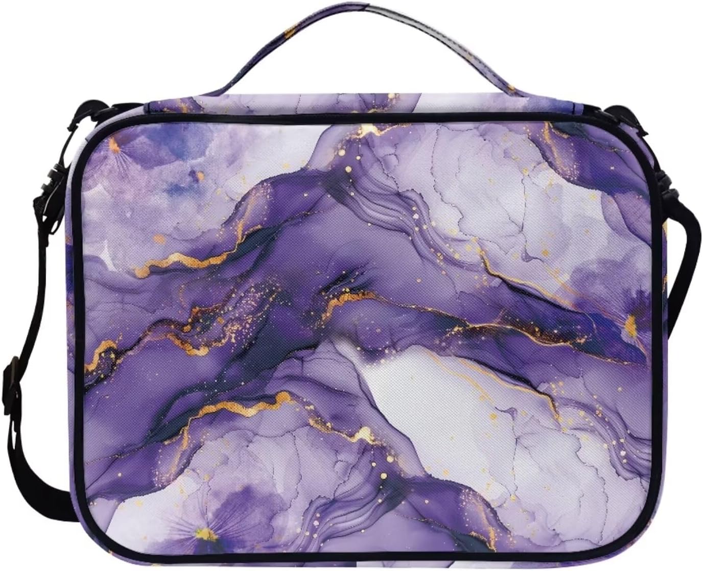 Bible Cover for Women, Bible Holder, Bible Cover Carrier Carrying Organizer Bag,Zipper and Pockets for Standard Large Size Bible Marble Grain