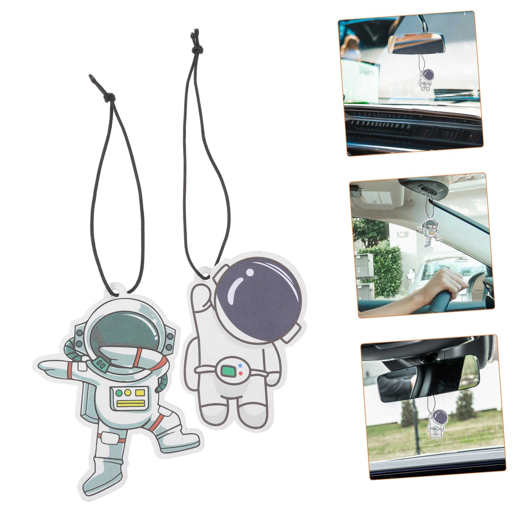 ibasenice 5sets Auto Air Lustige Astronaut Decor Rückspiegel Hängen Auto Zubehör 8 Stücke * 5