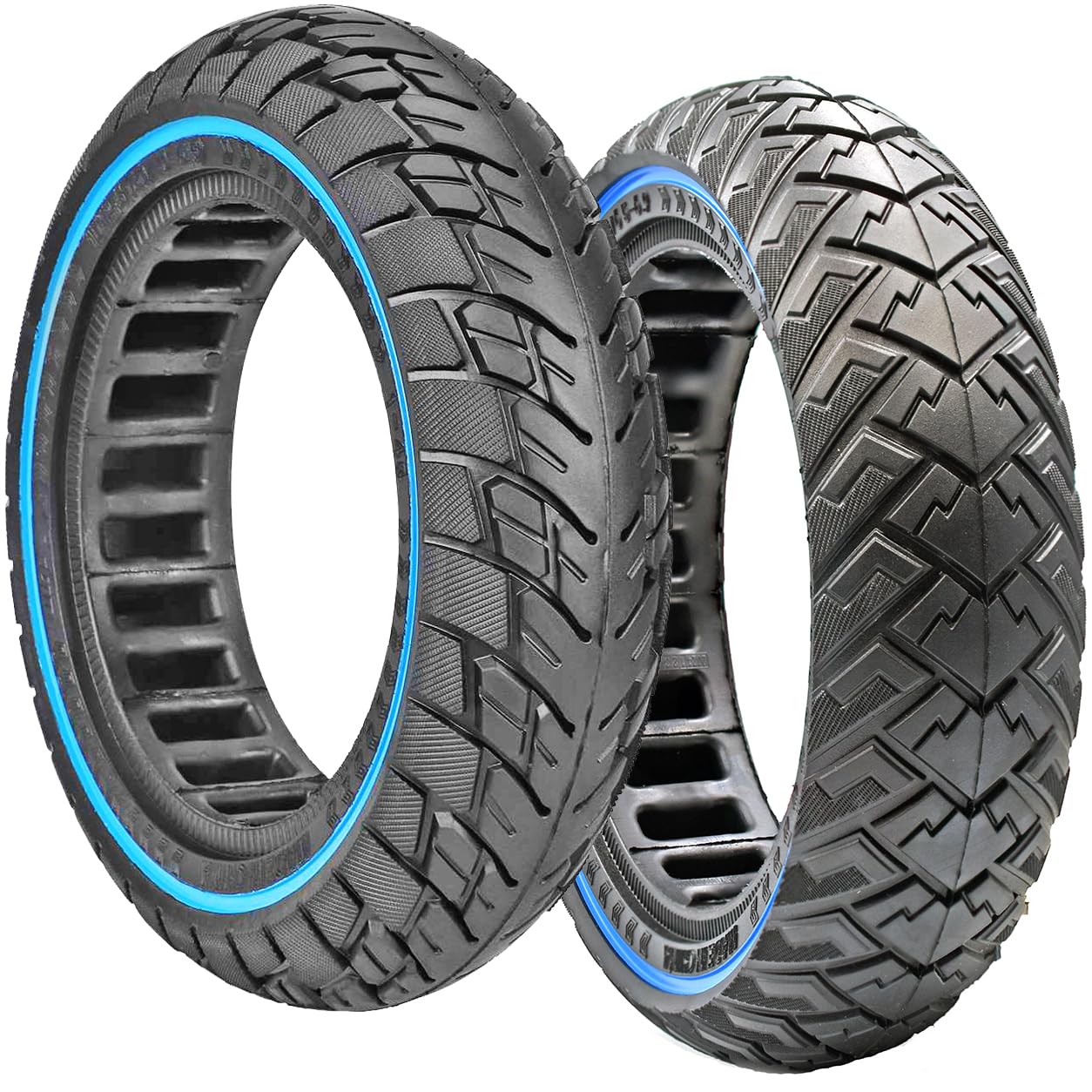 myBESTscooter - Pneumatici completi da 10 pollici 60/65-6.9 60/70-6.5 per Segway Ninebot G30 Max G2 G65 cerchioni in gomma per scooter elettrici