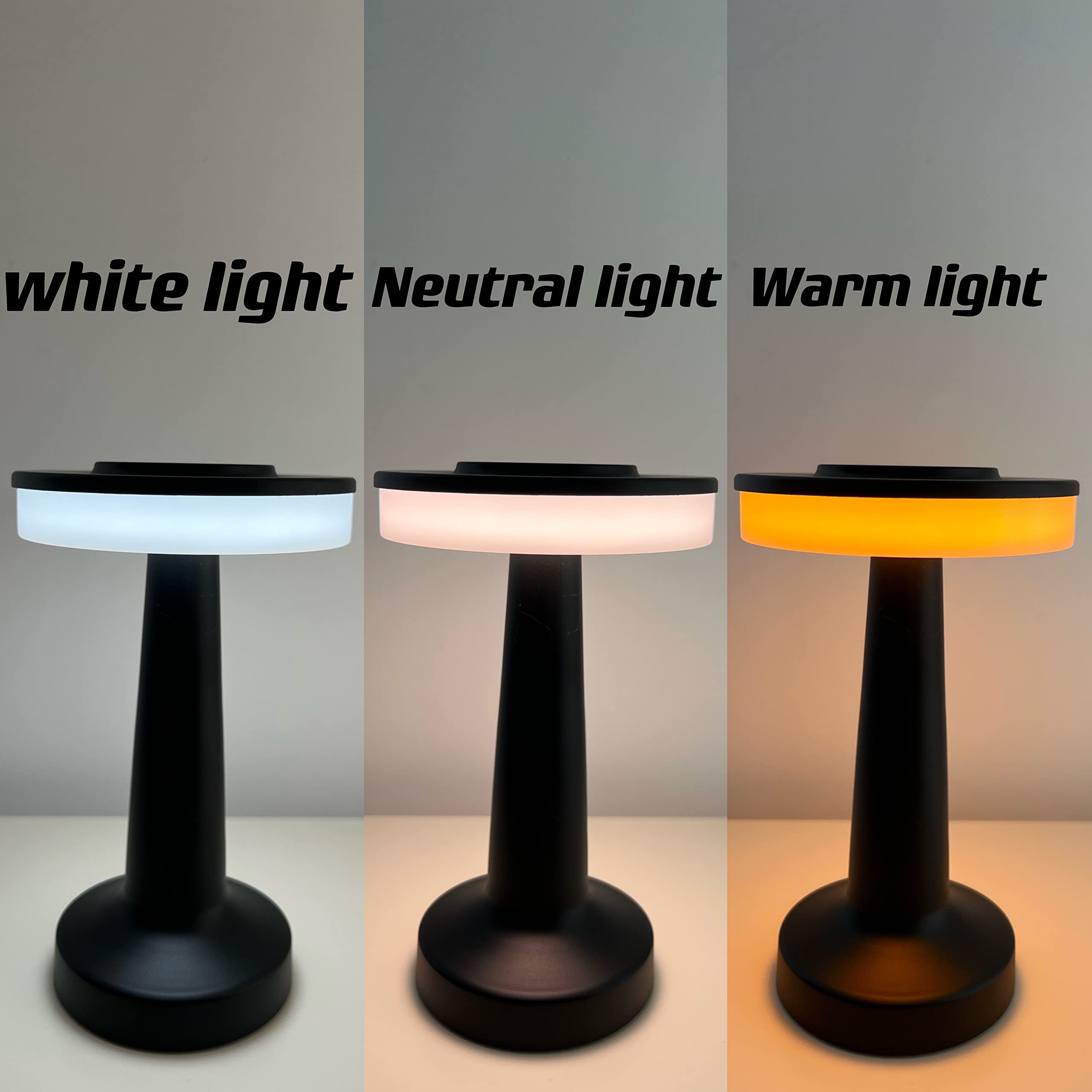 Kabellose Touch-Tischlampe Mit Kristall-Design – Wiederaufladbar, 3 Dimmbare Farben, Perfekt Für Schlafzimmer & Deko