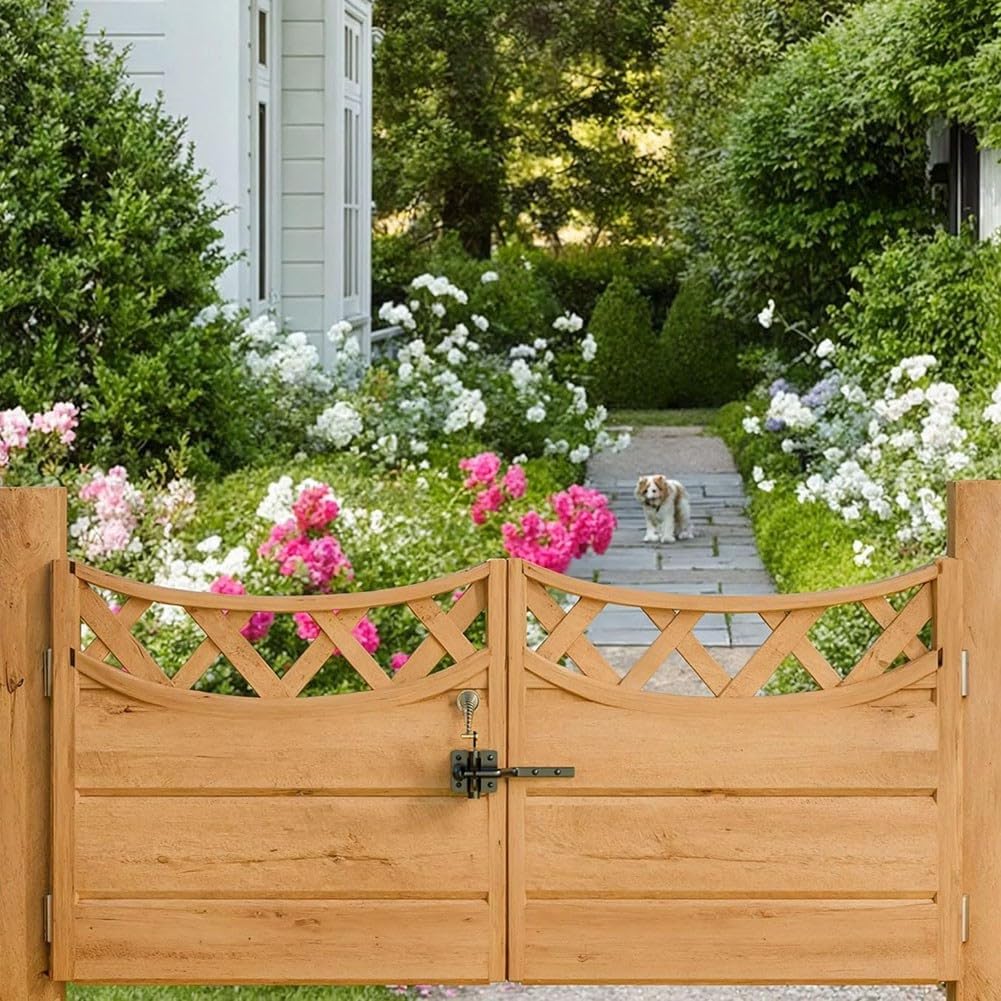 Domax Chiavistello Per Cancello Da Giardino BLACK BOLT In Acciaio Nero Da Avvitare - Foto 9