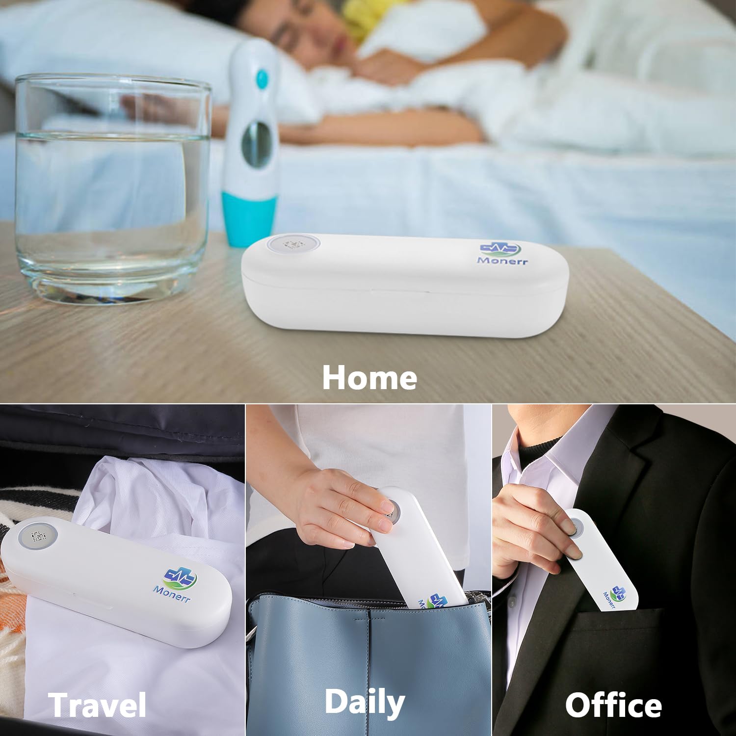 Dispositivo di monitoraggio della frequenza cardiaca Monitor Bluetooth portatile per forma d'onda ritmica, dispositivo per uso personale compatibile con iOS e Android