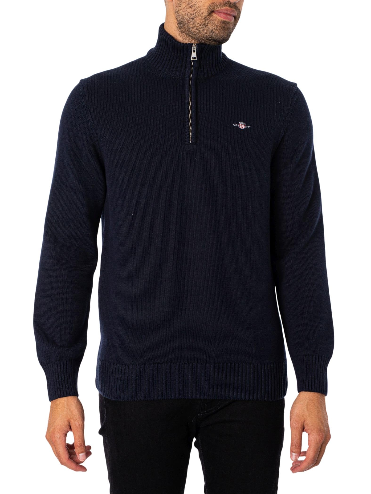 Gant Herren Casual Cotton Halfzip Pullover (1er Pack)