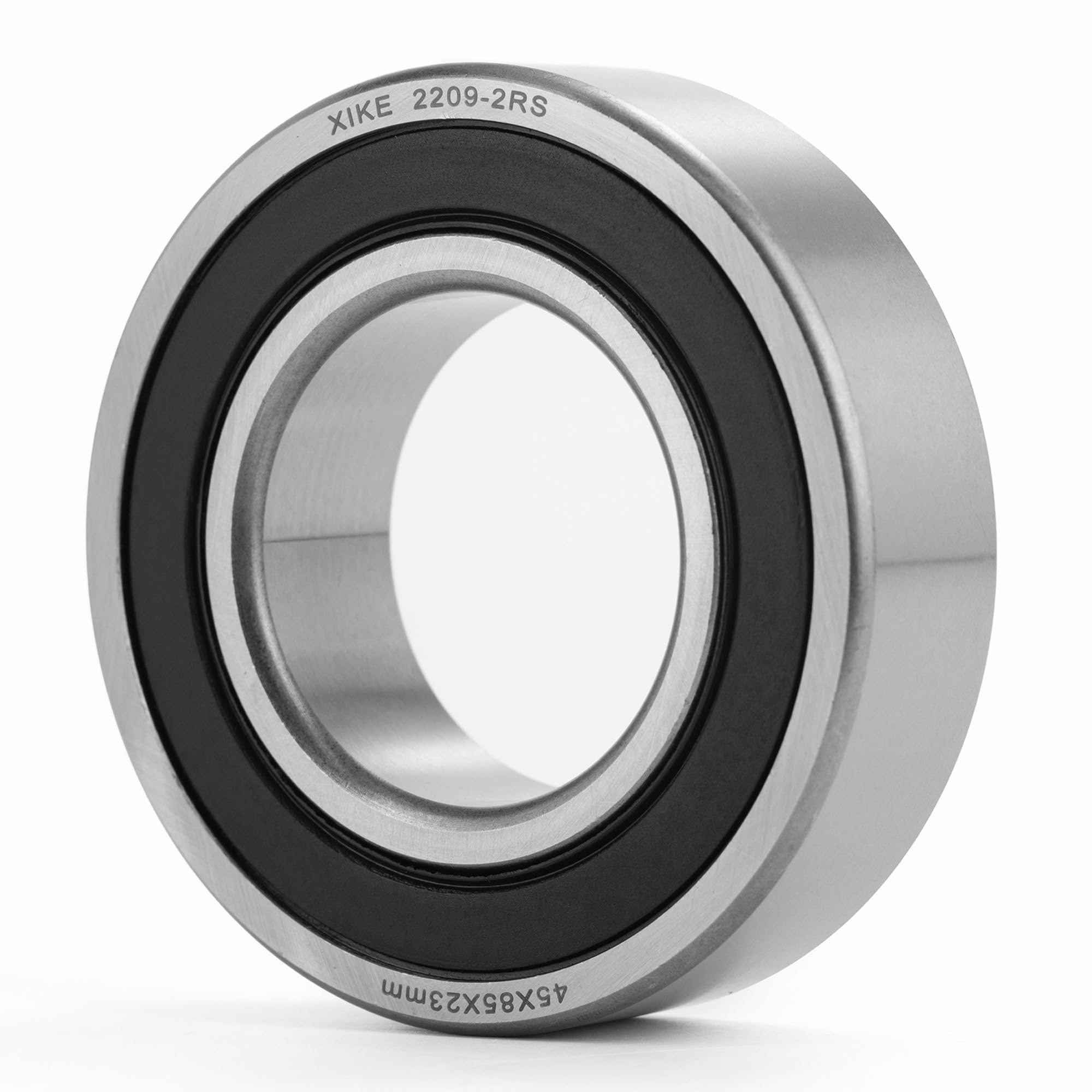 XiKe 1 Pce 2209-2RS Roulement à rotule étanche 45x85x23mm, Acier au chrome/Pré-lubrifié, Pour DIY, Imprimante 3D, Arbres de transmission, machines textiles, machines agricoles, etc.