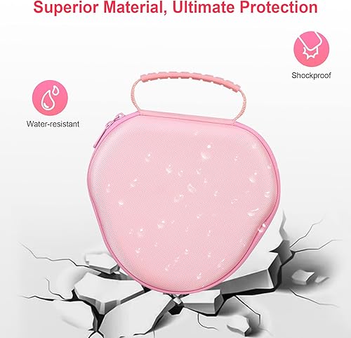 Vista 48 de BOVKE Funda de transporte con modo de suspensión para auriculares inalámbricos de Apple AirPods Max, bolsa de almacenamiento portátil protectora