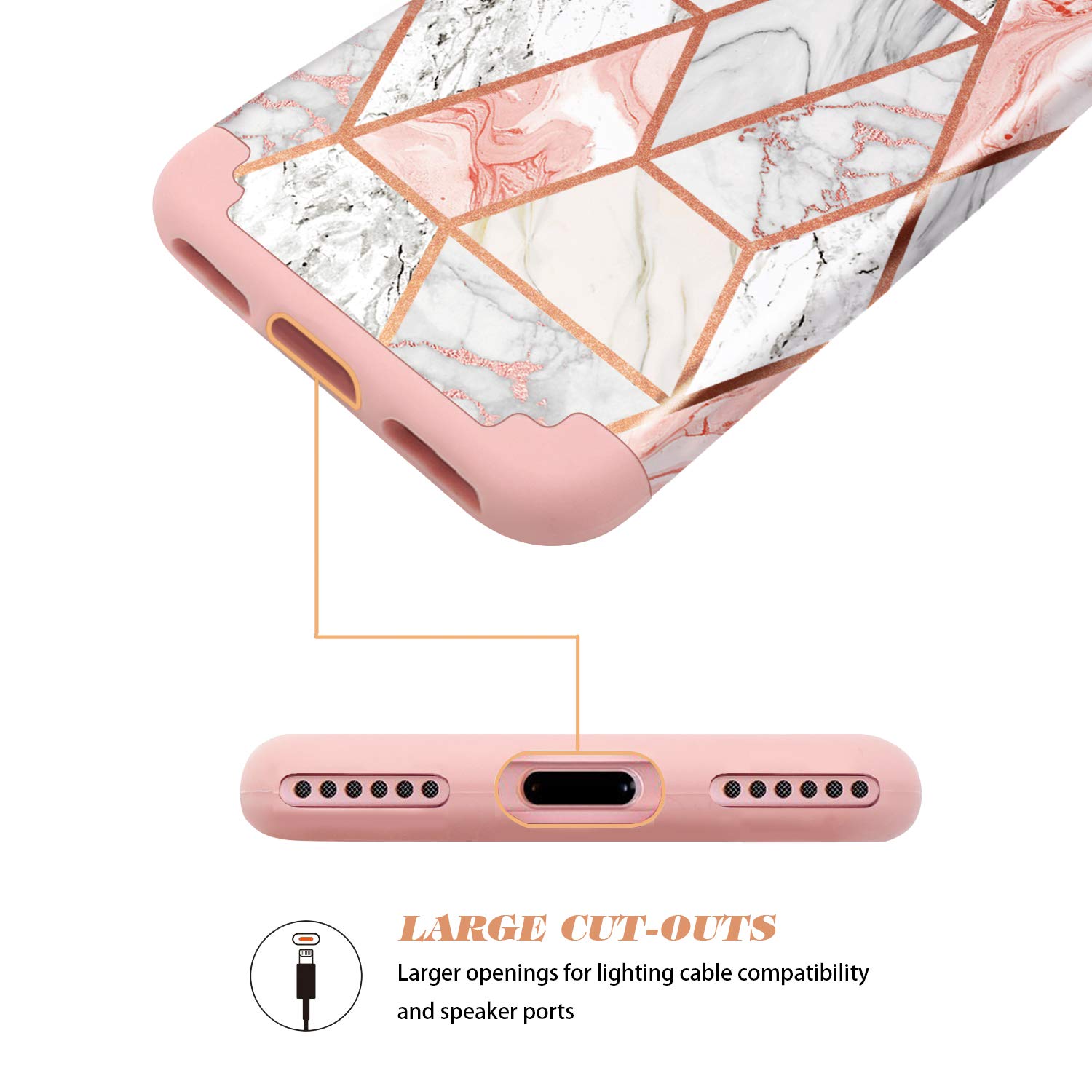 Custodia compatibile con Apple iPhone XR, in morbido gel di silicone, antigraffio, con liquido glitterato, flessibile, in TPU, interessante supporto per ragazze (artiglio del gatto