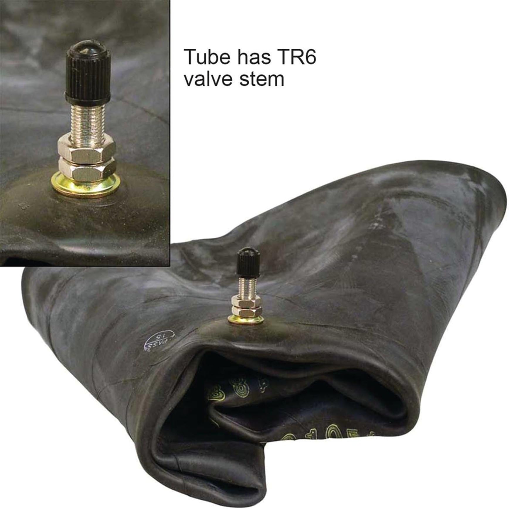 Dobermann ATV Tire Inner Tube with TR4/6 Metal Valve Fits Many 10" 11" 12" Sizes