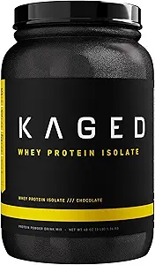 Kaged Whey Protein Isolate Powder – Chocolate (3lbs)