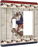 Vista 38 de Puerta de castillo de madera de mediados de siglo, estilo griego, cubierta de interruptor de luz de palanca individual, placa decorativa de pared