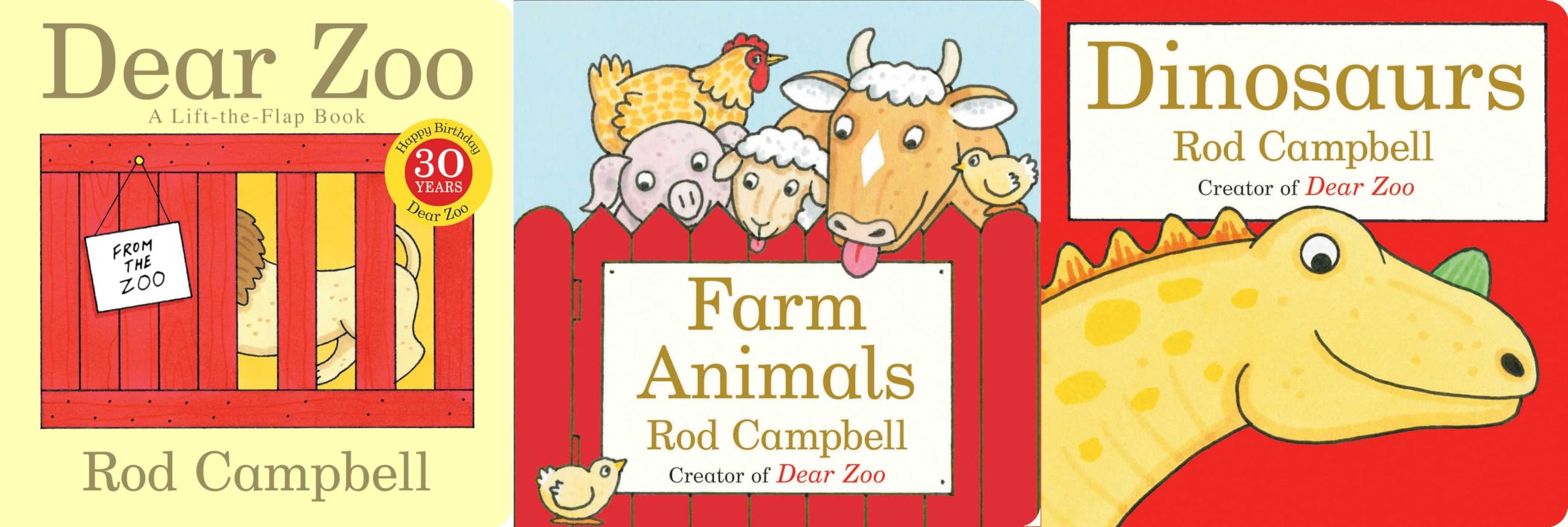 Dear Zoo & Friends Collected Set: Dear Zoo; Farm Animals; Dinosaurs