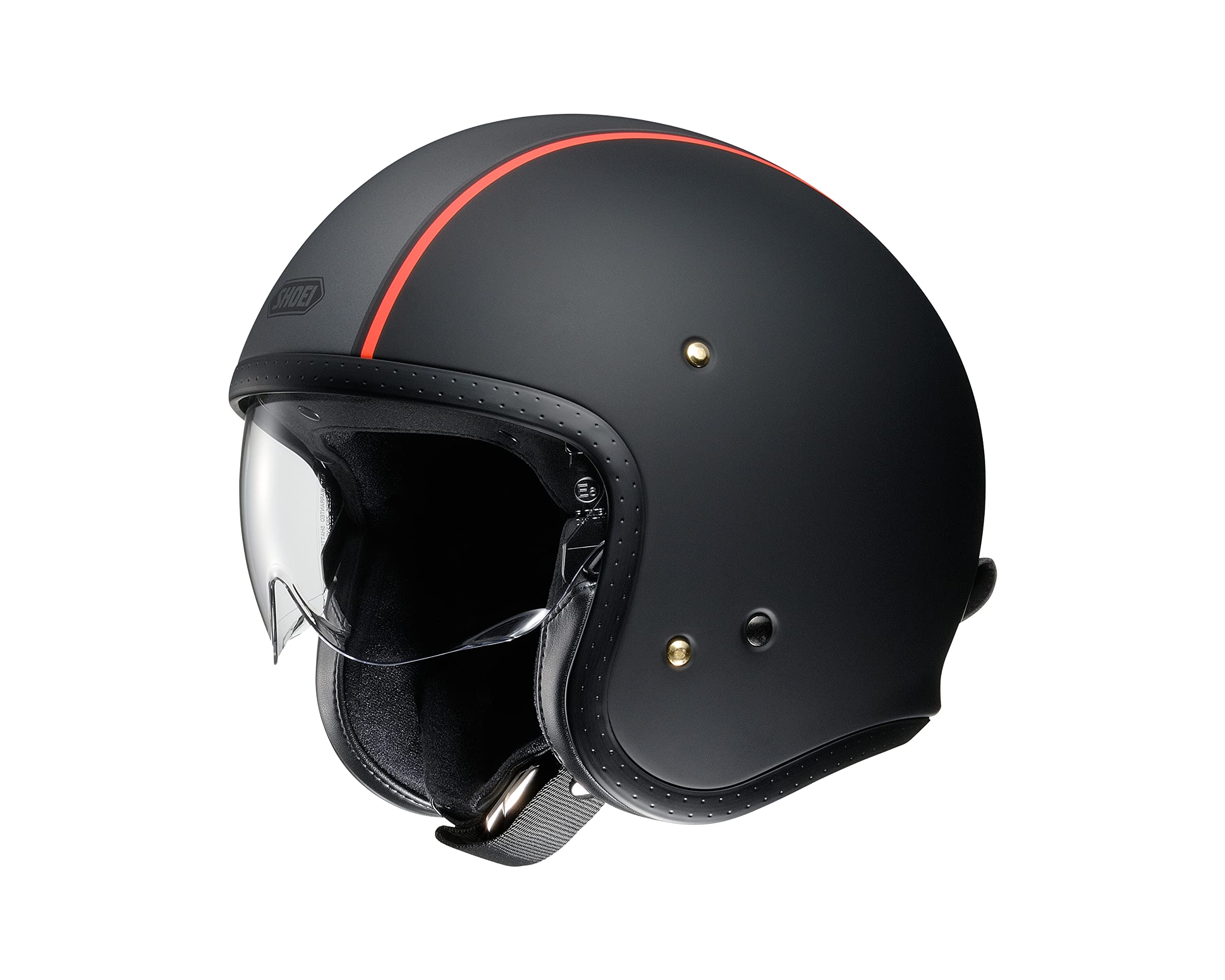 Shoei J.O Carburettor TC-8 Black Matt Open Face Helmet Jet