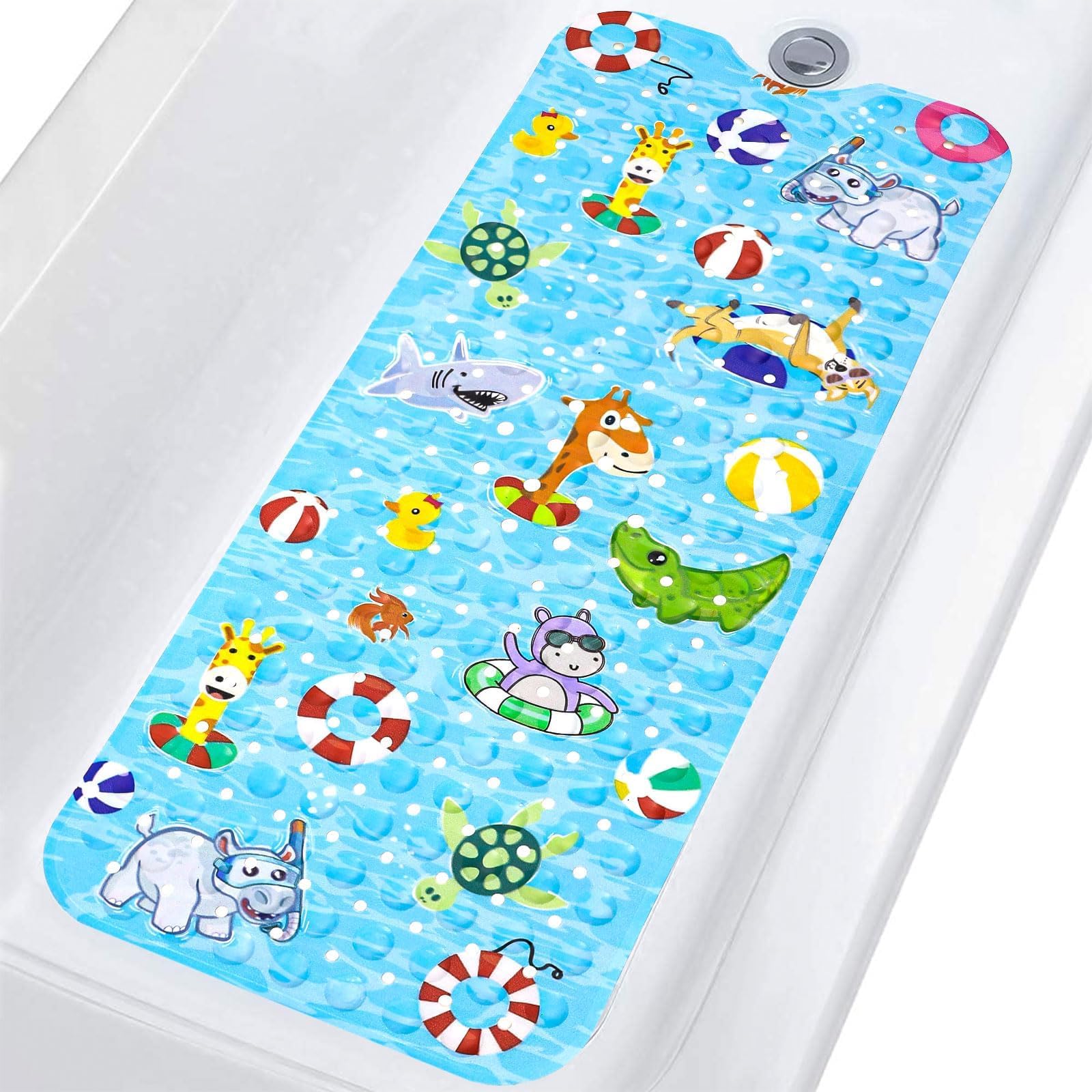 Sovcfoe Bathtub Mat Non Slip Large Shower Mat Non Slip for Bathroom Baby Bath