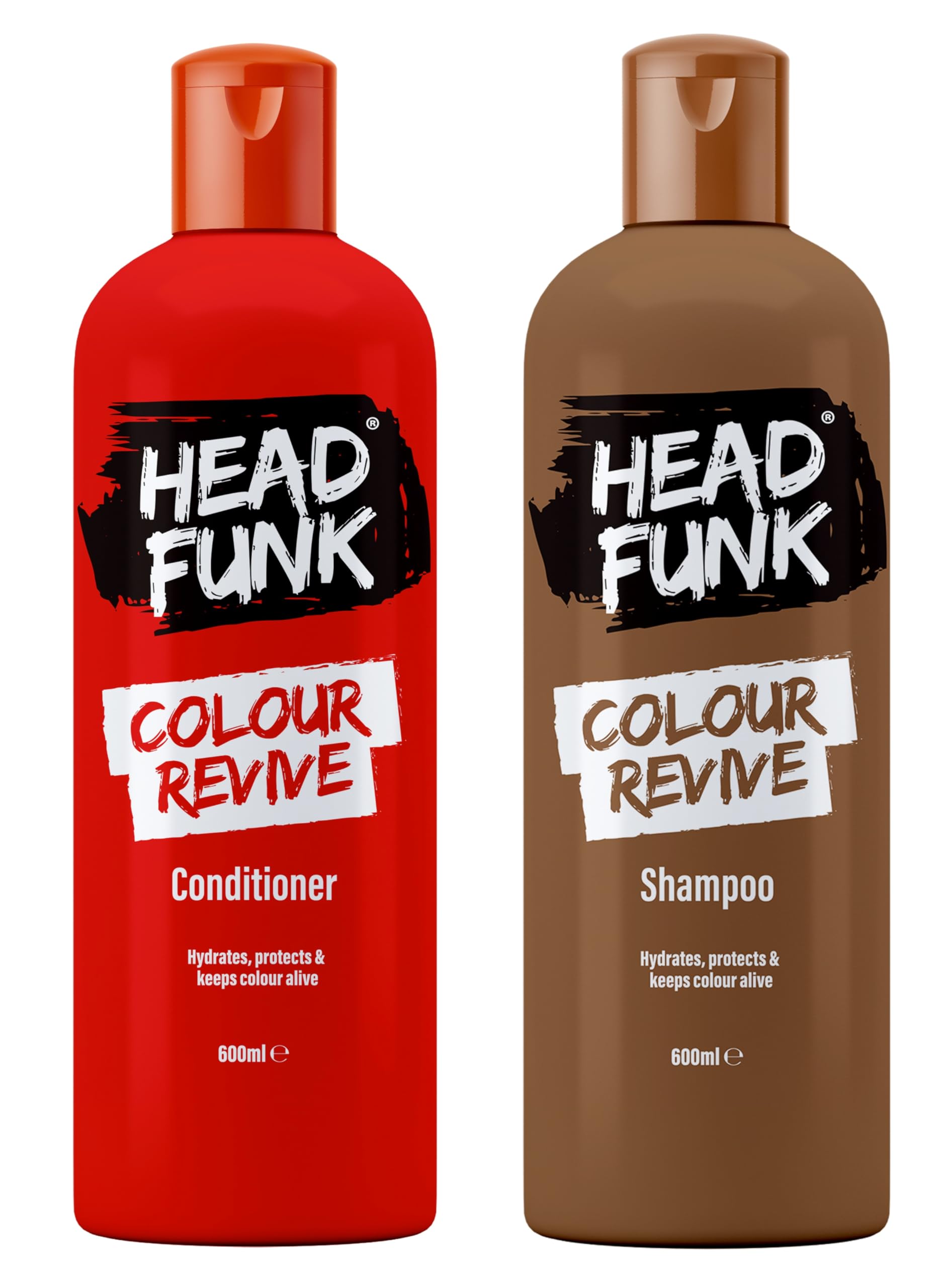 Multipack -Head Funk Hair Products - Choose from Colour Revive - Smoothing & Moisturizing - Recover & Repair -Nourishing - Shampoo and Conditioner (Colour Rivive, Shampoo & Conditioner)