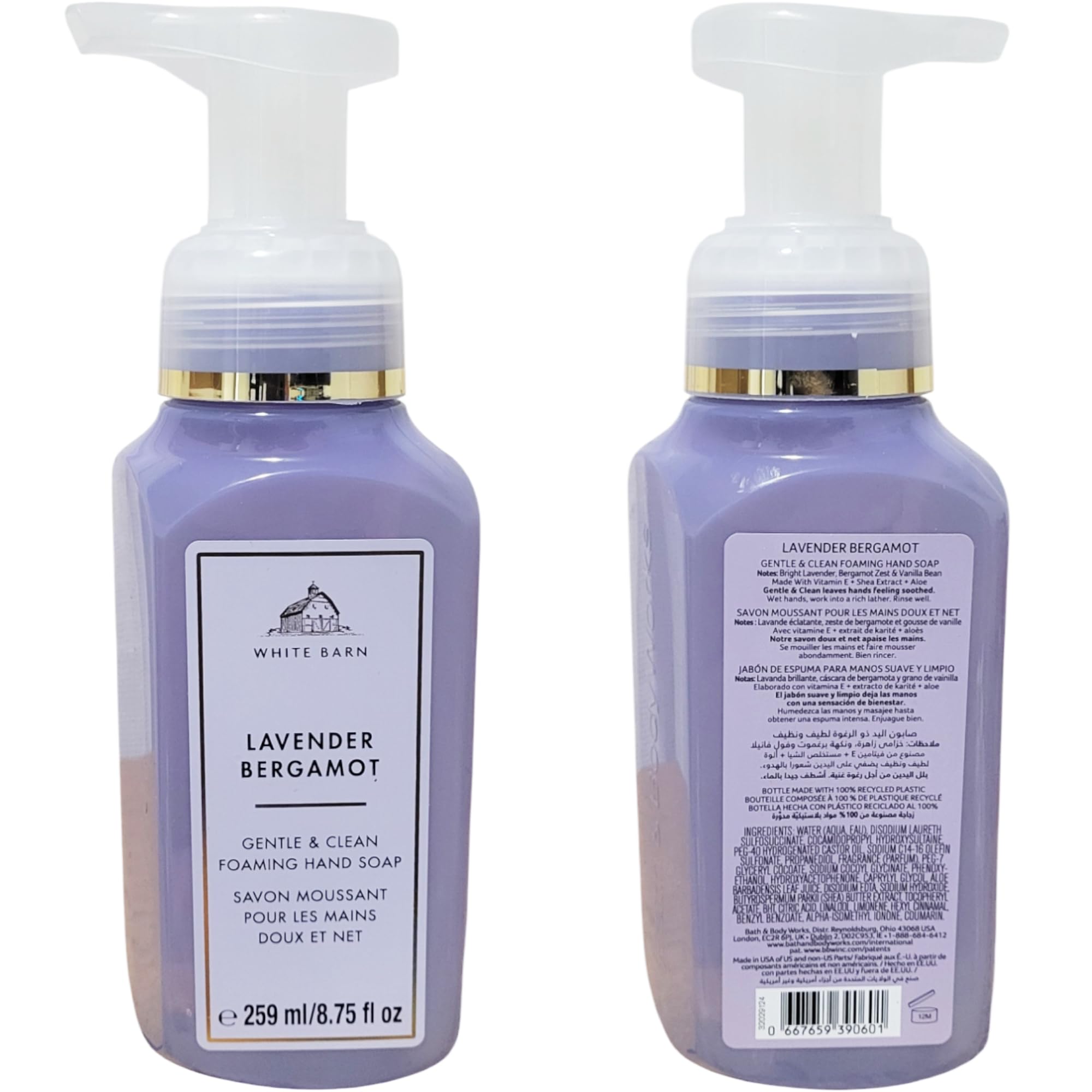 Bath & Body Works Foaming Hand Soaps 259ml, 4-Pack (Champagne
