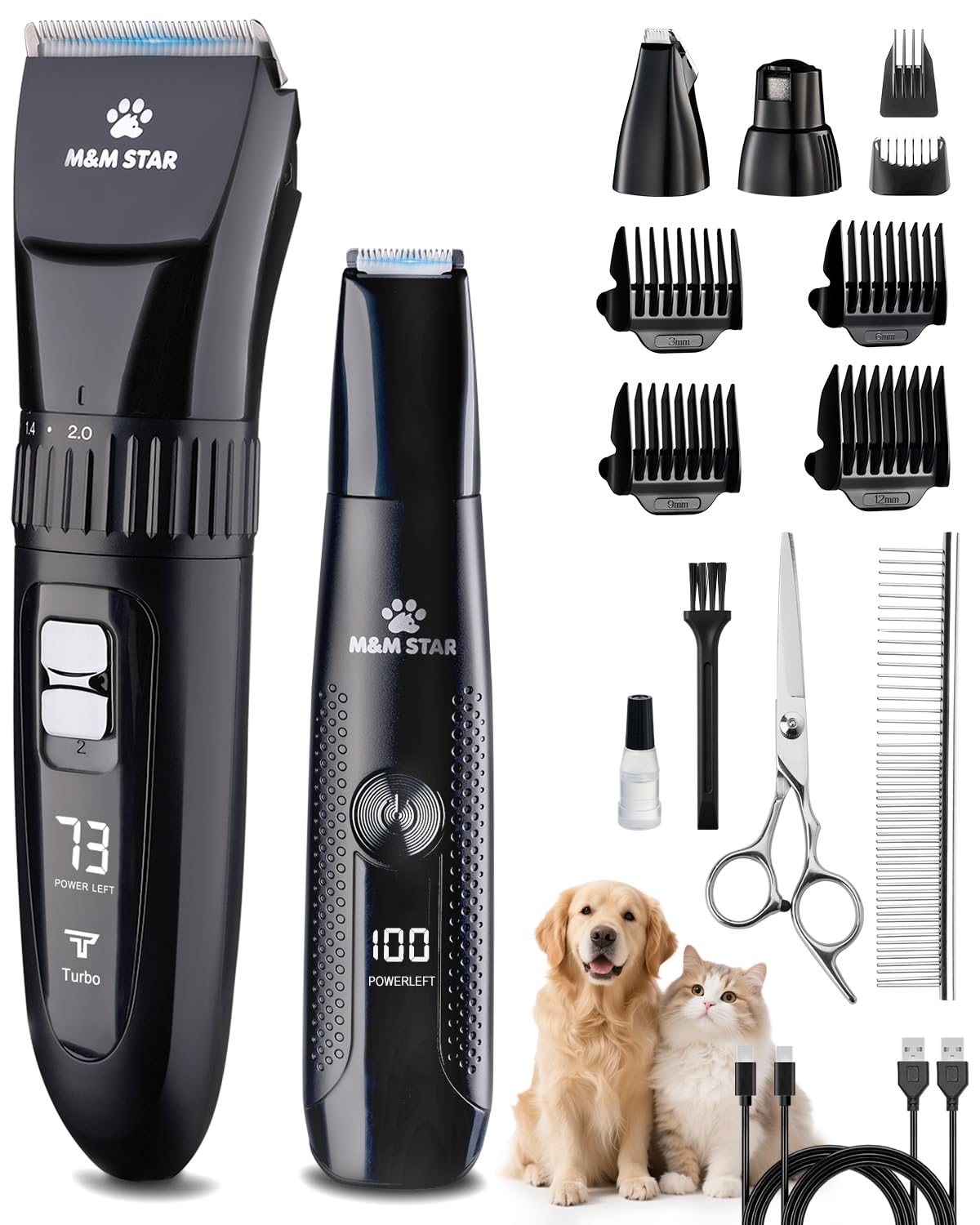 M&M STAR Dog Grooming Kit