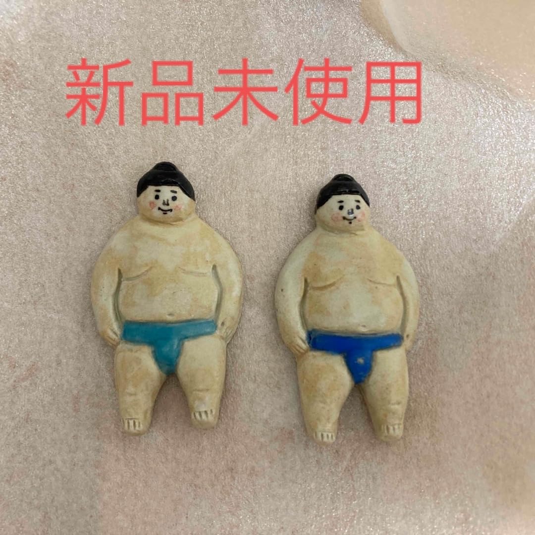五月女京子さんのお相撲さん陶器箸置き4体セット 五月女京子さんのお相撲さん陶器箸置き4体セット
