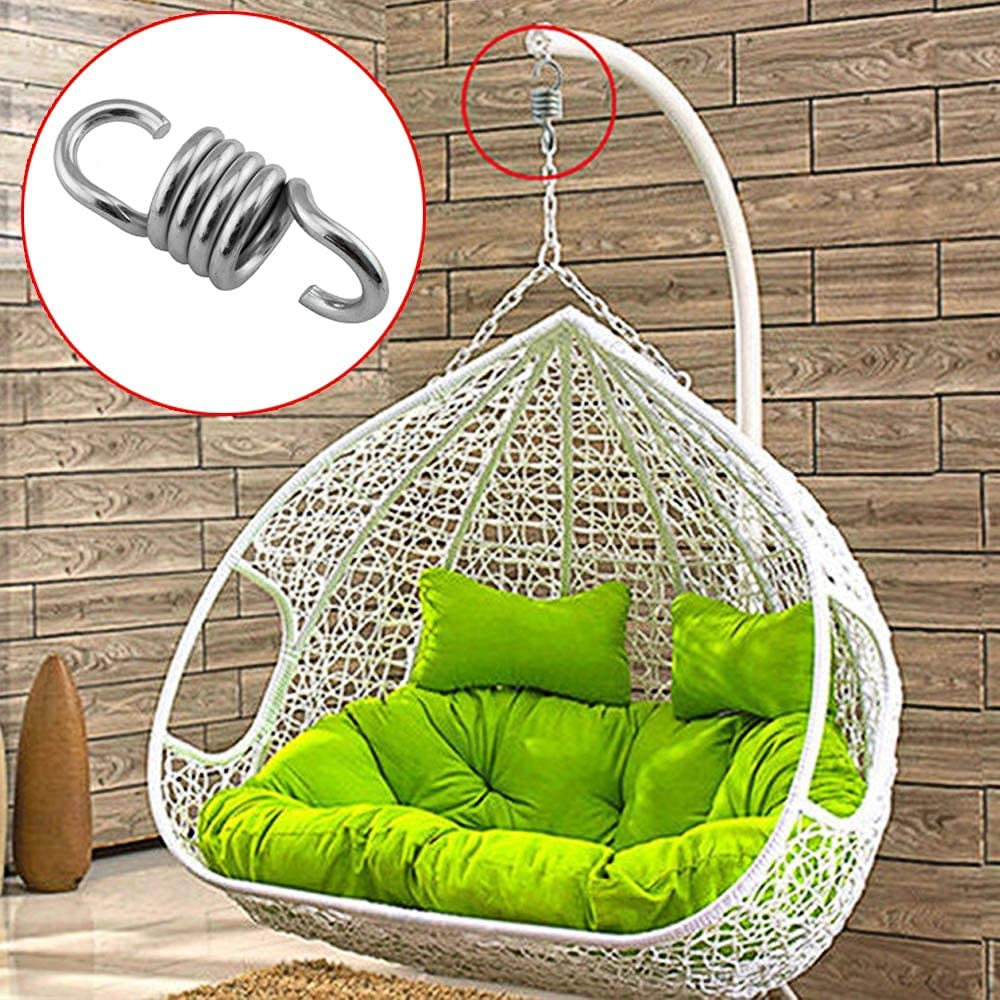 LATRAT Molla di trazione per sedia sospesa e amaca, in acciaio inox, da appendere per porta swing, sedie sospese, in acciaio inox, 7 mm