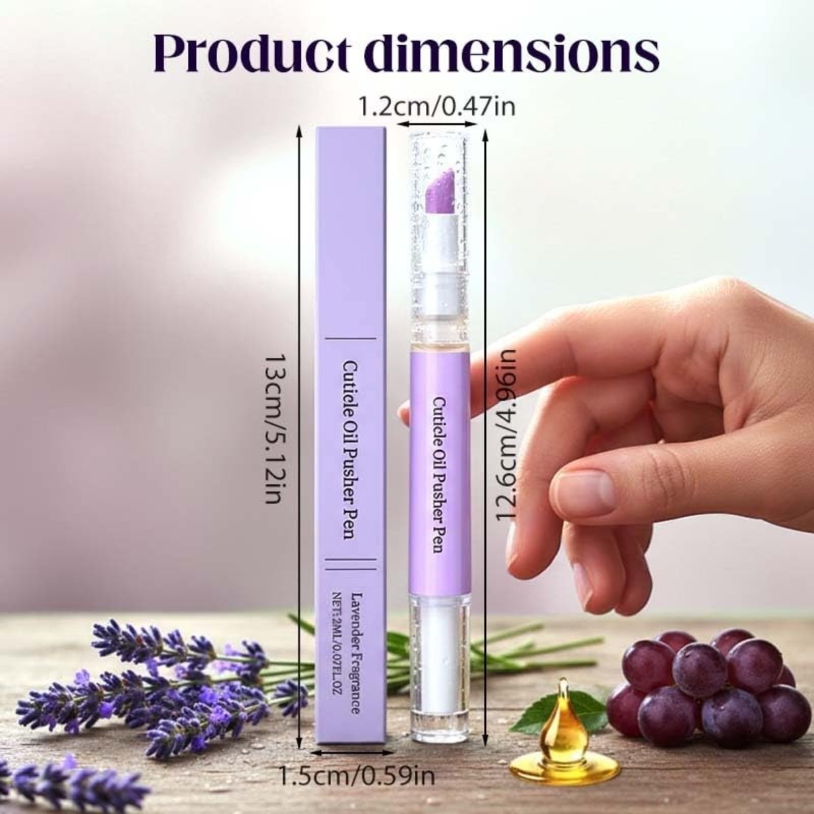 3-in-1 Nail Care Pen with Ceramic Tip, Cuticle Remover Liquid, Nail Care Nail Polish Pen,Nail Oil Pen, Nail Oil Cuticle Oil Pen Nail Care Oil for Cuticles Repairing Cracked and Dry