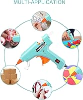 Vista 6 de Kit de pistola de pegamento caliente Mini: kit de mini pistolas de pegamento caliente con 30 varillas, pistola de pegamento derretida, manualidades